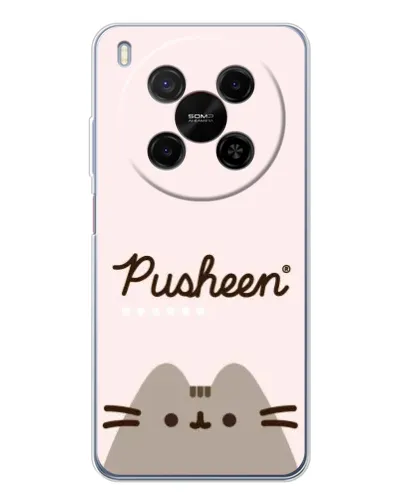Чехол для Huawei Mate 80 Pro Max с картинкой «Pusheen логотип» Чехол для Huawei Mate 80 Pro Max с картинкой «Pusheen логотип»