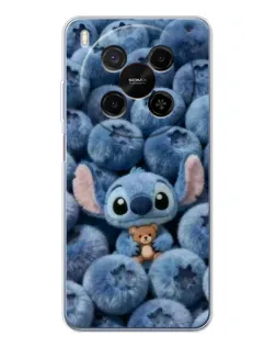 Чехол для Huawei Mate 80 Pro Max с картинкой «Стич и голубика» Чехол для Huawei Mate 80 Pro Max с картинкой «Стич и голубика»