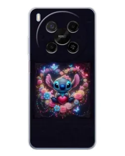 Чехол для Huawei Mate 80 Pro Max с картинкой «Stitch в цветах» Чехол для Huawei Mate 80 Pro Max с картинкой «Stitch в цветах»