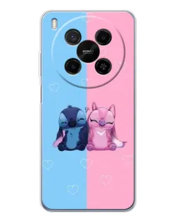 Чехол для Huawei Mate 80 Pro Max с картинкой «Stitch и Angel Love» Чехол для Huawei Mate 80 Pro Max с картинкой «Stitch и Angel Love»