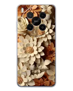 Чохол для Huawei Mate 80 Pro Max з картинкою «Бежевий флористичний декор» Чохол для Huawei Mate 80 Pro Max з картинкою «Бежевий флористичний декор»