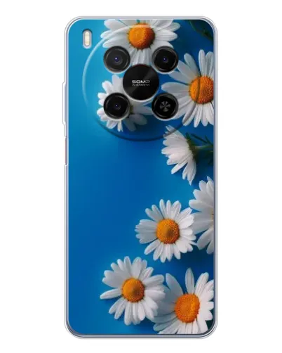 Чехол для Huawei Mate 80 Pro Max с картинкой «Белоснежные маргаритки»