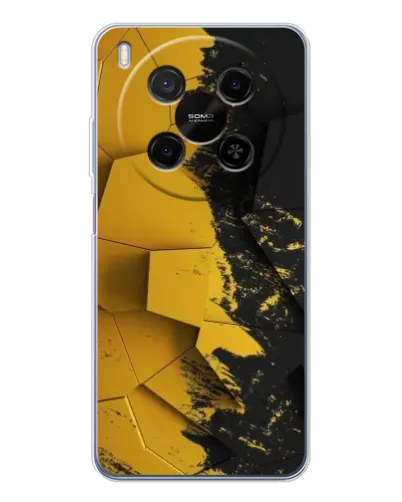 Чехол для Huawei Mate 80 Pro Max с картинкой «Золотые осколки геометрии» Чехол для Huawei Mate 80 Pro Max с картинкой «Золотые осколки геометрии»