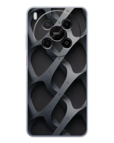 Чехол для Huawei Mate 80 Pro Max с картинкой «Объемное серое плетение» Чехол для Huawei Mate 80 Pro Max с картинкой «Объемное серое плетение»