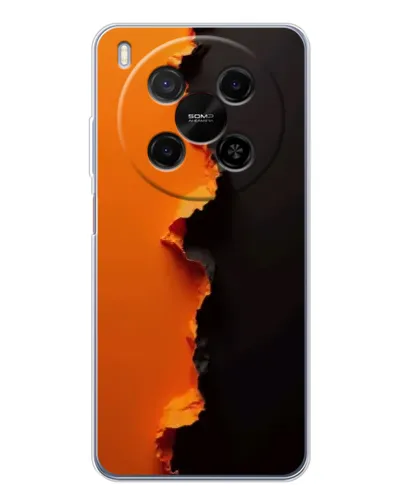 Чехол для Huawei Mate 80 Pro Max с картинкой «Оранжевый разлом» Чехол для Huawei Mate 80 Pro Max с картинкой «Оранжевый разлом»