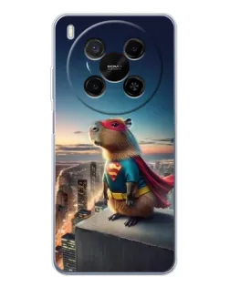 Чехол для Huawei Mate 80 Pro Max с картинкой «Капи-мен супергерой»