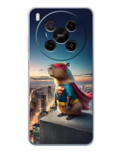 Чехол для Huawei Mate 80 Pro Max с картинкой «Капи-мен супергерой» Чехол для Huawei Mate 80 Pro Max с картинкой «Капи-мен супергерой»