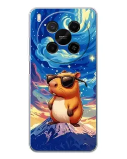 Чехол для Huawei Mate 80 Pro Max с картинкой «Капибара Ван Гога»