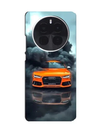 Чехол для Huawei Mate 80 Pro с картинкой «Audi в облаках дыма»
