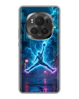Чехол для Huawei Mate 80 RS Ultimate с картинкой «Jordan Gold Jumpman»