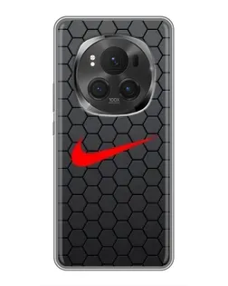 Чехол для Huawei Mate 80 RS Ultimate с картинкой «Nike — карбоновая сетка»