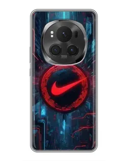 Чехол для Huawei Mate 80 RS Ultimate с картинкой «Техногенный стиль Nike»