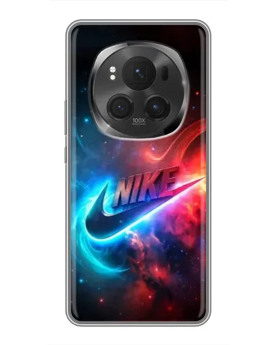 Чехол для Huawei Mate 80 RS Ultimate с картинкой «Огненный логотип Nike»