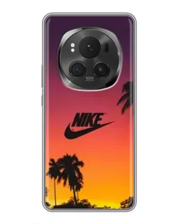 Чехол для Huawei Mate 80 RS Ultimate с картинкой «Nike на закате солнца»