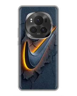 Чехол для Huawei Mate 80 RS Ultimate с картинкой «Объемный логотип Найк»