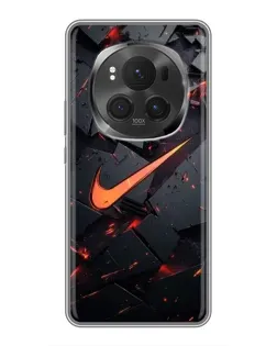 Чехол для Huawei Mate 80 RS Ultimate с картинкой «Nike — эффект разломов»