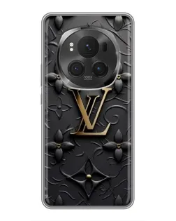 Чехол для Huawei Mate 80 RS Ultimate с картинкой «Кожаная текстура LV»