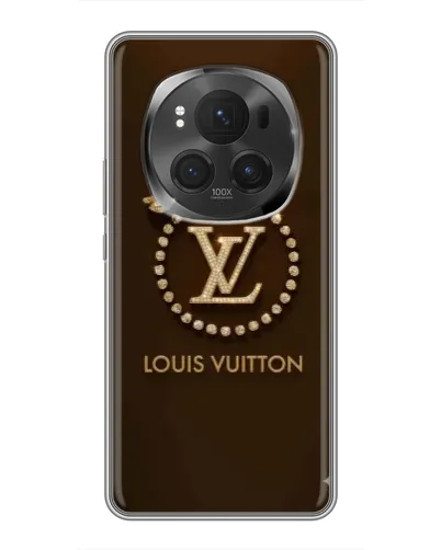 Чехол для Huawei Mate 80 RS Ultimate с картинкой «LV — золотая печать»