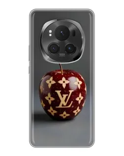 Чехол для Huawei Mate 80 RS Ultimate с картинкой «Красное яблоко LV»