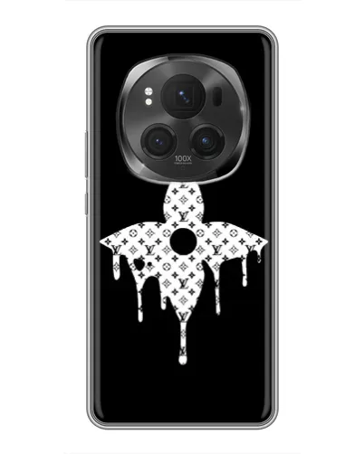 Чехол для Huawei Mate 80 RS Ultimate с картинкой «Цветочная монограмма»