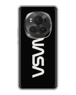 Чехол для Huawei Mate 80 RS Ultimate с картинкой «NASA — вертикальный логотип»