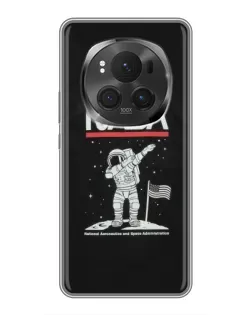 Чехол для Huawei Mate 80 RS Ultimate с картинкой «NASA — шагаем по Луне»
