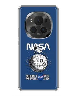 Чехол для Huawei Mate 80 RS Ultimate с картинкой «NASA — лунная миссия»