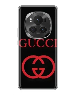 Чехол для Huawei Mate 80 RS Ultimate с картинкой «Gucci — красный логотип»