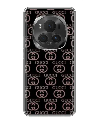 Чехол для Huawei Mate 80 RS Ultimate с картинкой «Классическая монограмма Gucci»