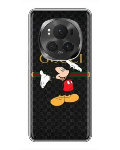 Чехол для Huawei Mate 80 RS Ultimate с картинкой «Микки Маус Gucci»
