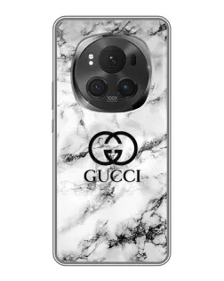 Чехол для Huawei Mate 80 RS Ultimate с картинкой «Gucci — мраморный шик»