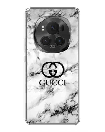 Чехол для Huawei Mate 80 RS Ultimate с картинкой «Gucci — мраморный шик»