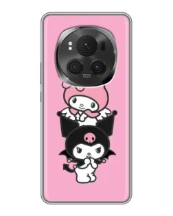 Чехол для Huawei Mate 80 RS Ultimate с картинкой «My Melody и Kuromi»