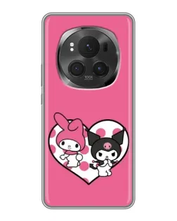 Чехол для Huawei Mate 80 RS Ultimate с картинкой «Kuromi и My Melody»