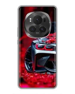 Чехол для Huawei Mate 80 RS Ultimate с картинкой «Спортивная BMW и цветы» Чехол для Huawei Mate 80 RS Ultimate с картинкой «Спортивная BMW и цветы»