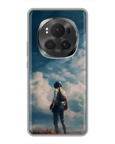 Чехол для Huawei Mate 80 RS Ultimate с картинкой «Герой PUBG на скале» Чехол для Huawei Mate 80 RS Ultimate с картинкой «Герой PUBG на скале»