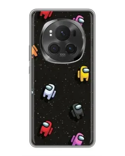 Чехол для Huawei Mate 80 RS Ultimate с картинкой «Космический паттерн Among Us»