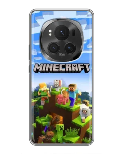 Чехол для Huawei Mate 80 RS Ultimate с картинкой «Minecraft классический мир» Чехол для Huawei Mate 80 RS Ultimate с картинкой «Minecraft классический мир»