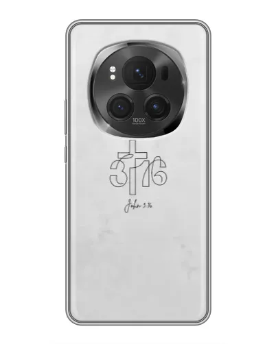 Чехол для Huawei Mate 80 RS Ultimate с картинкой «Иоанна 3:16 Крест»