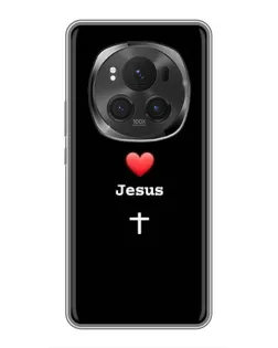 Чехол для Huawei Mate 80 RS Ultimate с картинкой «Сердце - Jesus»