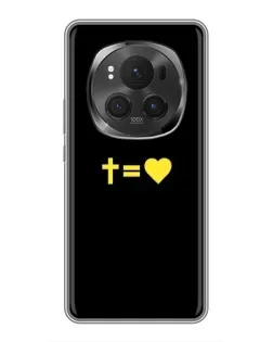 Чехол для Huawei Mate 80 RS Ultimate с картинкой «Сердце и Крест»