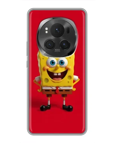 Чехол для Huawei Mate 80 RS Ultimate с картинкой «Спанч Боб на красном» Чехол для Huawei Mate 80 RS Ultimate с картинкой «Спанч Боб на красном»