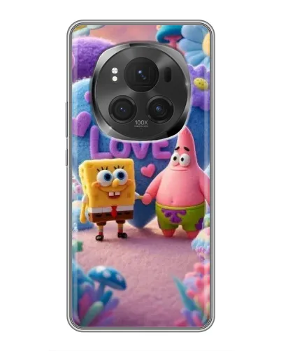 Чехол для Huawei Mate 80 RS Ultimate с картинкой «Губка Боб Патрик» Чехол для Huawei Mate 80 RS Ultimate с картинкой «Губка Боб Патрик»