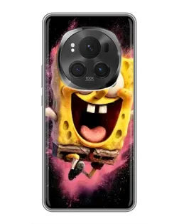 Чехол для Huawei Mate 80 RS Ultimate с картинкой «Взрывной Спанч Боб»