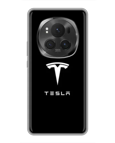 Чехол для Huawei Mate 80 RS Ultimate с картинкой «Tesla White Logo» Чехол для Huawei Mate 80 RS Ultimate с картинкой «Tesla White Logo»