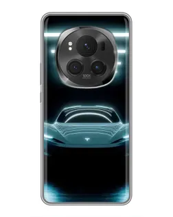 Чехол для Huawei Mate 80 RS Ultimate с картинкой «Tesla в неоне» Чехол для Huawei Mate 80 RS Ultimate с картинкой «Tesla в неоне»