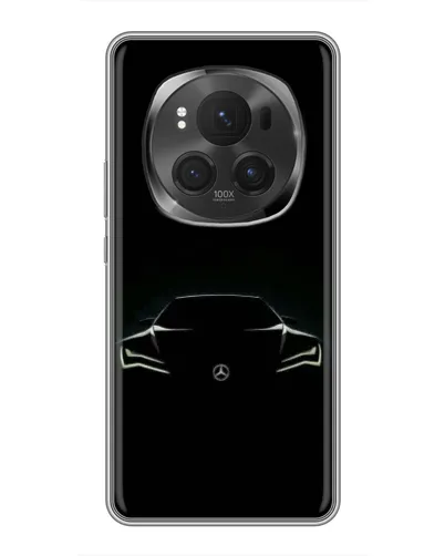 Чехол для Huawei Mate 80 RS Ultimate с картинкой «Mercedes — силуэт авто» Чехол для Huawei Mate 80 RS Ultimate с картинкой «Mercedes — силуэт авто»