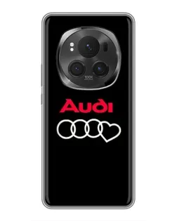 Чехол для Huawei Mate 80 RS Ultimate с картинкой «Логотип Audi Heart»