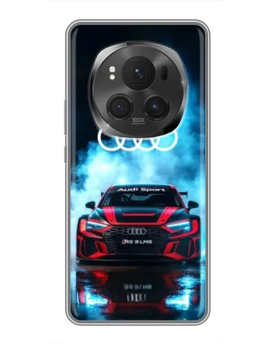 Чехол для Huawei Mate 80 RS Ultimate с картинкой «Audi Sport — неон»