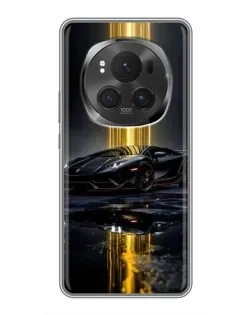 Чехол для Huawei Mate 80 RS Ultimate с картинкой «Ночной Lamborghini драйв»